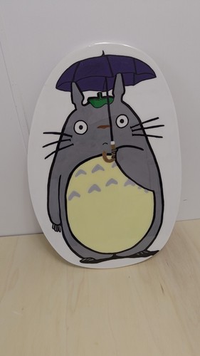 Silhouette totoro dipinta - totoro,